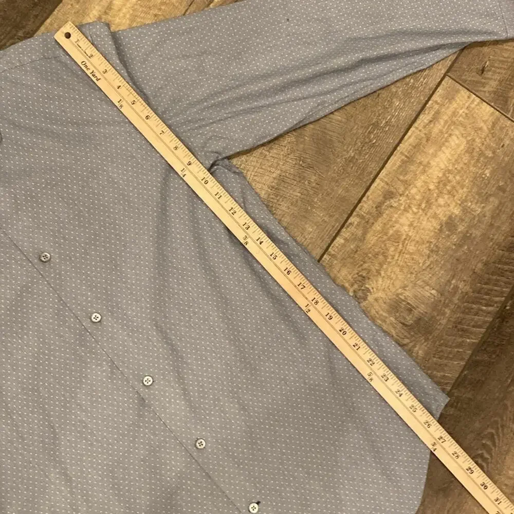 Banana Republic Non-Iron Slim Fit Button Down Long Sleeve Dress Shirt Size M